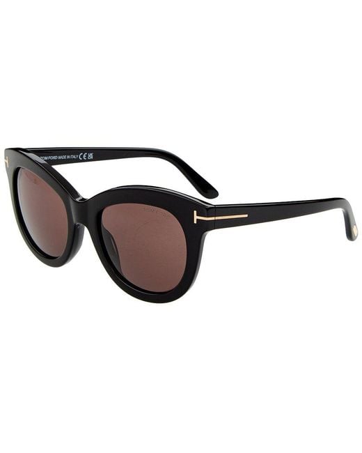 Tom Ford Black 53Mm Sunglasses