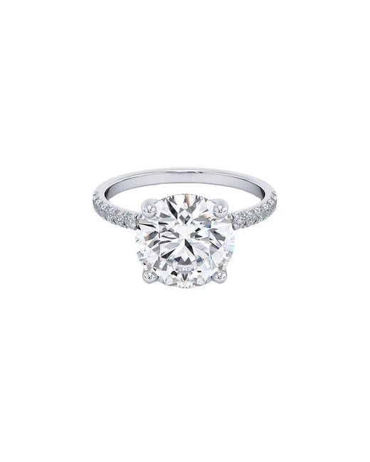 Lab Grown Diamonds White 14K 3.35 Ct. Tw. Lab-Grown Diamond Ring