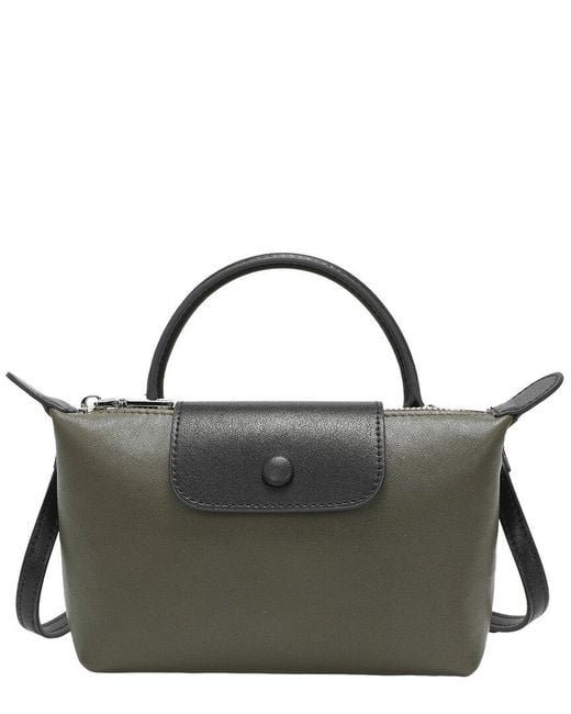 Tiffany & Fred Paris Black Tiffany And Fred Paris Elegant Mini Suede Leather Satchel