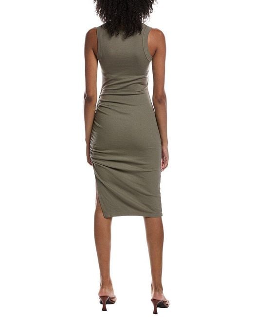 Michael Stars Green Hope Midi Dress