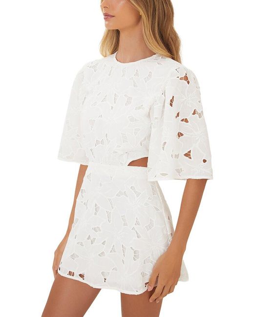 ViX White Babi Short Dress