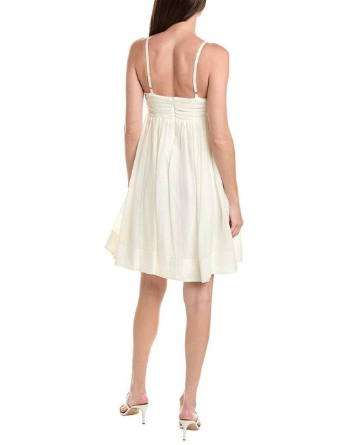 Taylor White Textured Mini Dress