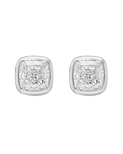 Diana M Multicolor Diana M. 14K 4.00 Ct. Tw. Lab-Grown Diamond Stud Earrings