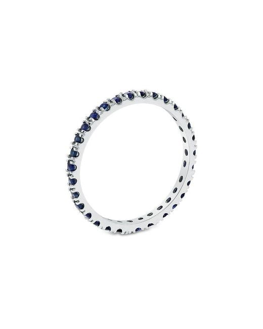 LEVARON White 14K 0.60 Ct. Tw. Sapphire Stackable Ring