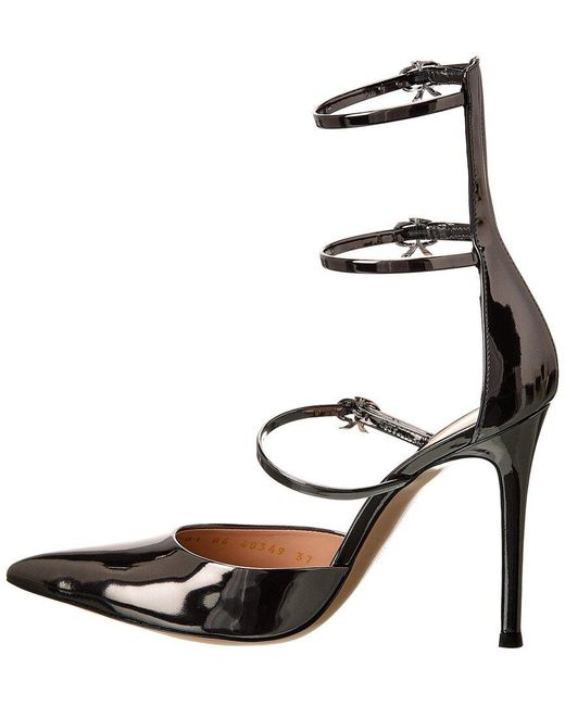 Gianvito Rossi Metallic Leather Pump