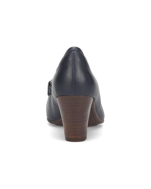 Söfft Blue Leona Leather Pump