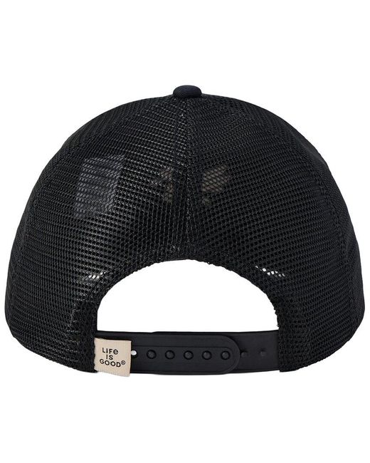 Life Is Good. Blue Trucker Hat