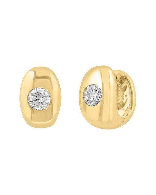 Effy Fine Jewelry Multicolor 14K 0.98 Ct. Tw. Lab-Grown Diamond Earrings
