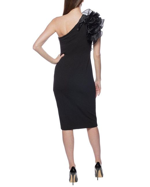 Marina Black Midi Dress