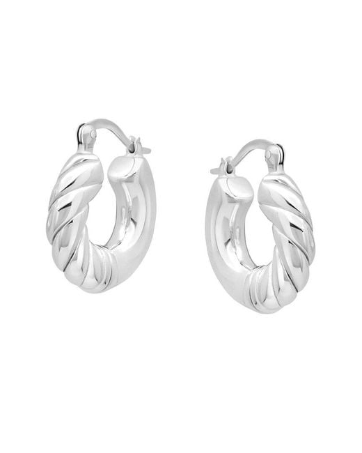 MaxColor Metallic Dangle Earrings