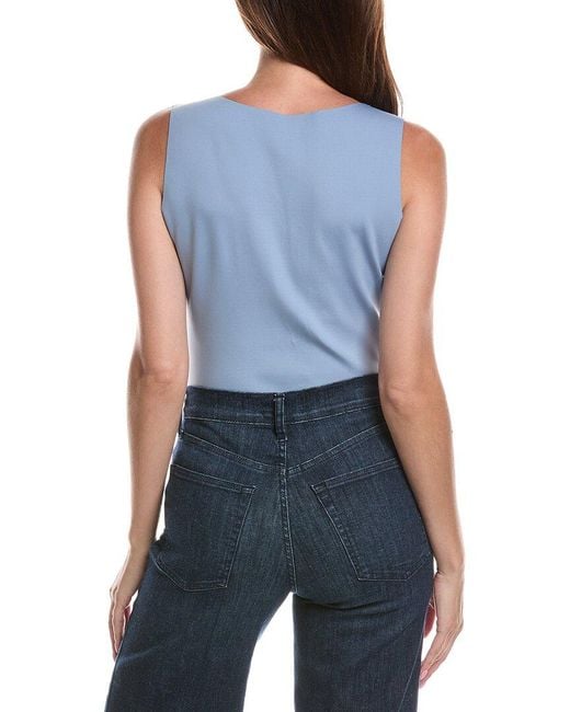 Commando Blue Commando Neo Deep V Bodysuit