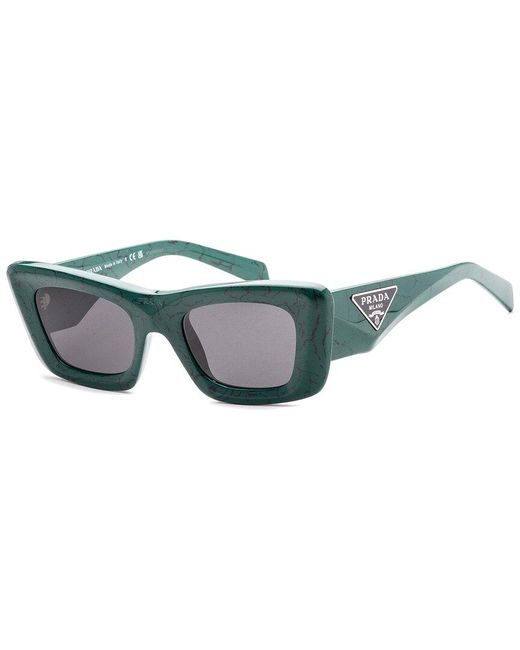 Prada Blue Pr13zs 50mm Sunglasses