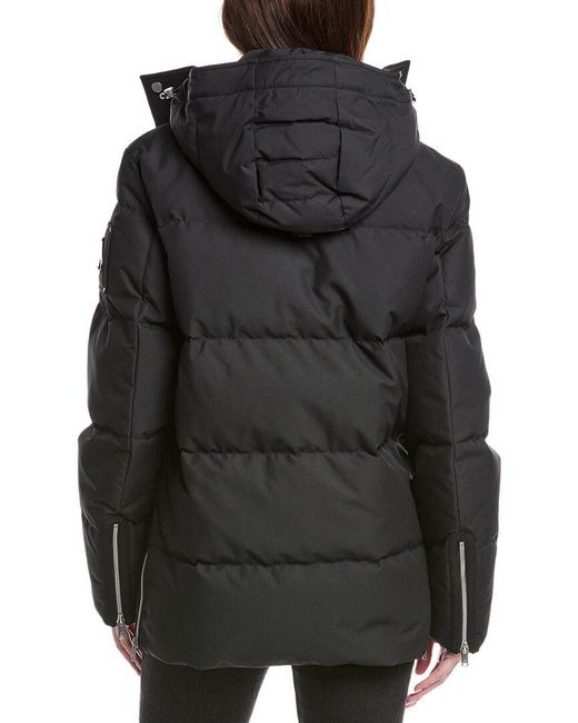 Moose Knuckles Black Down Puffer Jacket