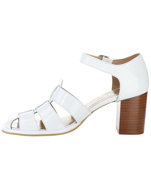 Fly London White Marg Patent Shoe