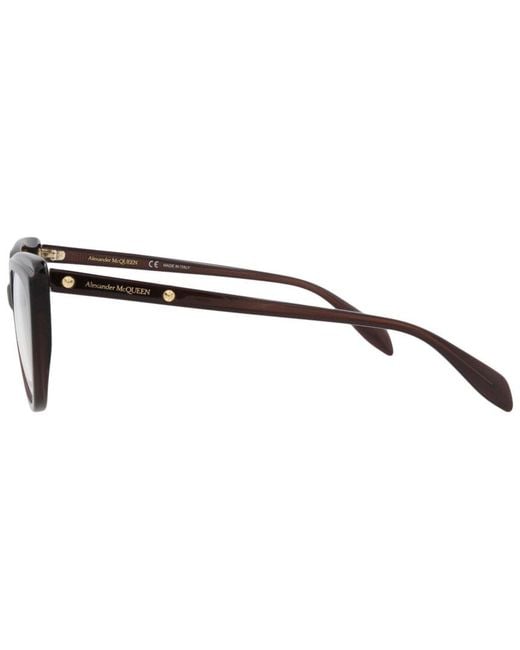 McQueen Brown Am0253O 53Mm Optical Frames