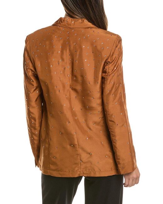 Forte_forte Brown Silk Jacket