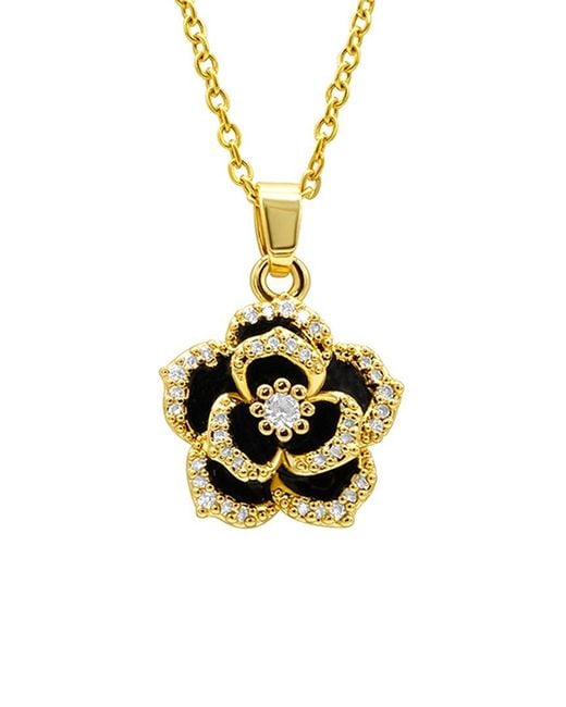 Adornia Metallic 14k Plated Pendant Necklace