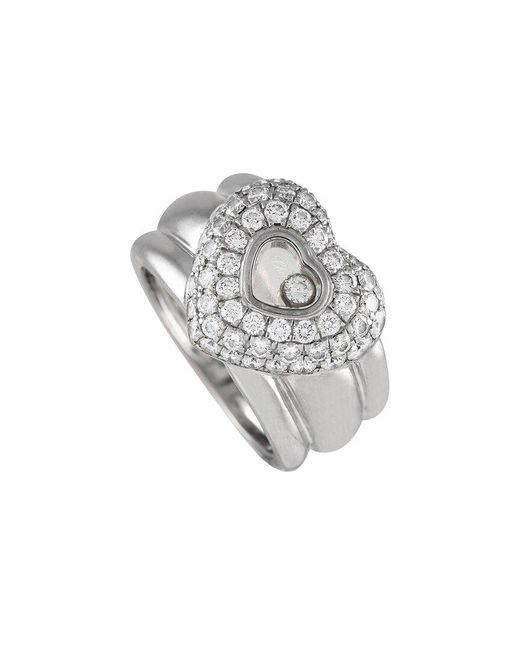 Chopard White 18K 1.00 Ct. Tw. Diamond Heart Ring (Authentic Pre-Owned)