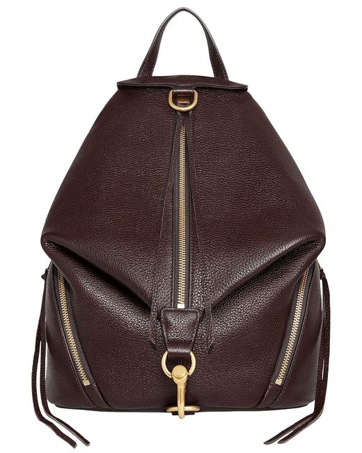 Rebecca Minkoff Brown Julian Leather Backpack