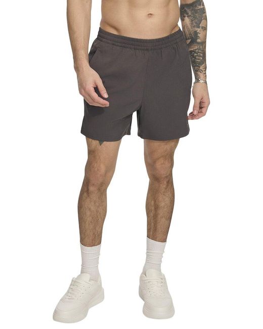 DKNY Gray Hybrid Volley Active Swim Trunk for men