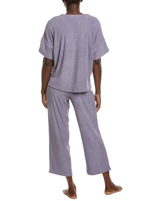 Natori Purple Terry Lounge Set