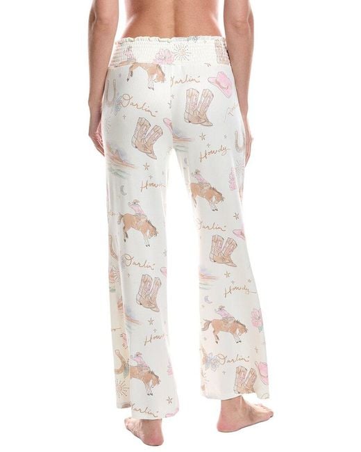 Z Supply White Desert Rose Dawn Pant