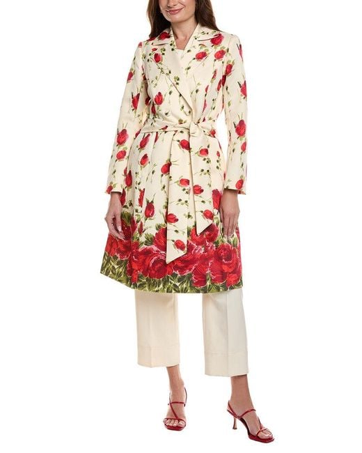 FLORA BEA NYC Red Luanne Coat