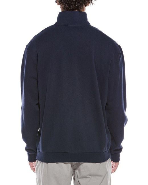 lululemon athletica Blue Steady State Half Zip Pullover for men