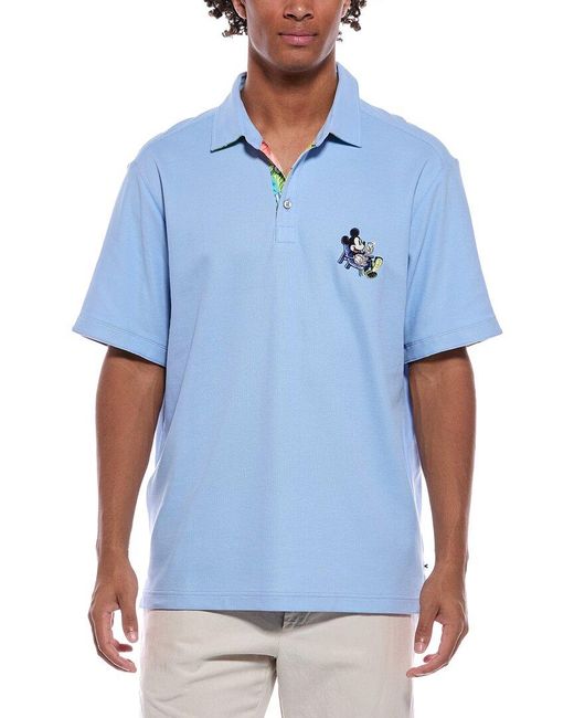 Tommy Bahama Blue Poolside Party Five O'Clock Polo Shirt for men