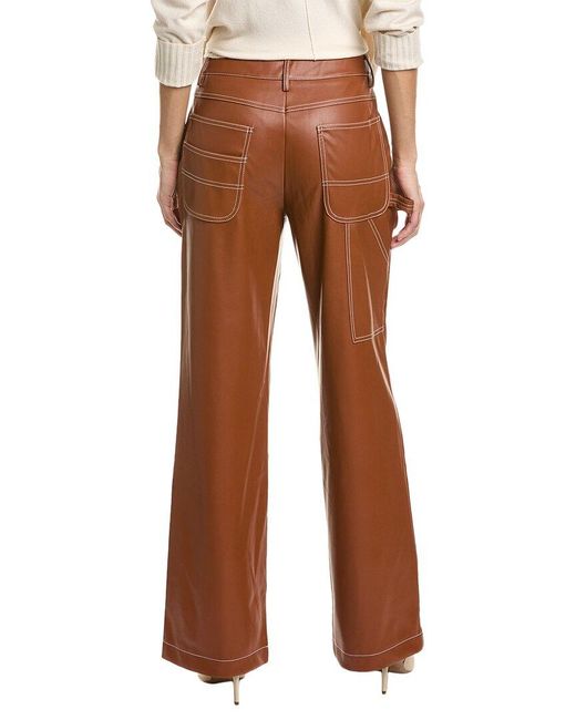 Staud Brown Domino Pant