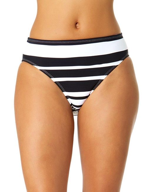 Anne Cole Blue Clean Midrise Bottom