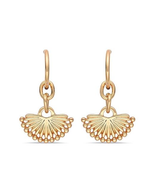 Eye Candy LA Metallic Juliette Dangle Drop Earrings