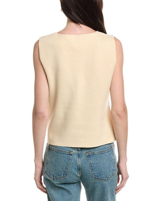 Halston Heritage Blue Sweater Vest