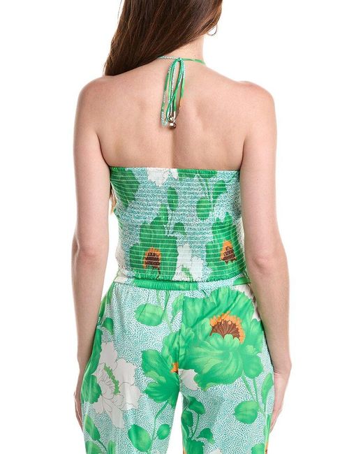 FLORA BEA NYC Green Brigitte Top