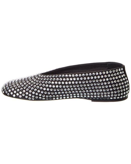 Khaite Black The Marcy Silk Flat