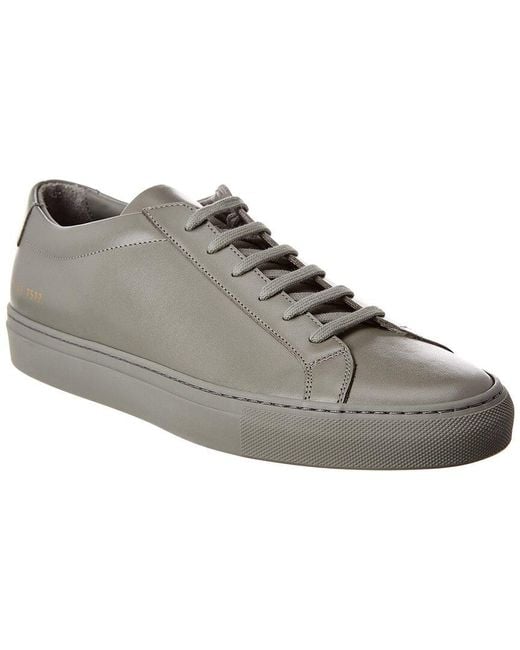 Common Projects Gray Original Achilles Leather Sneaker for men