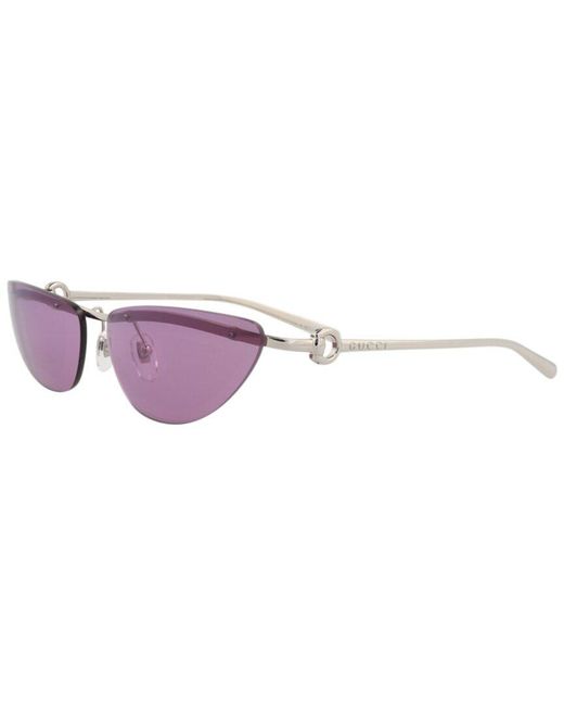 Gucci Pink 61Mm Sunglasses