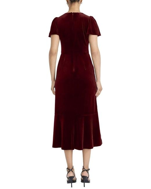 Maggy London Red Midi Dress