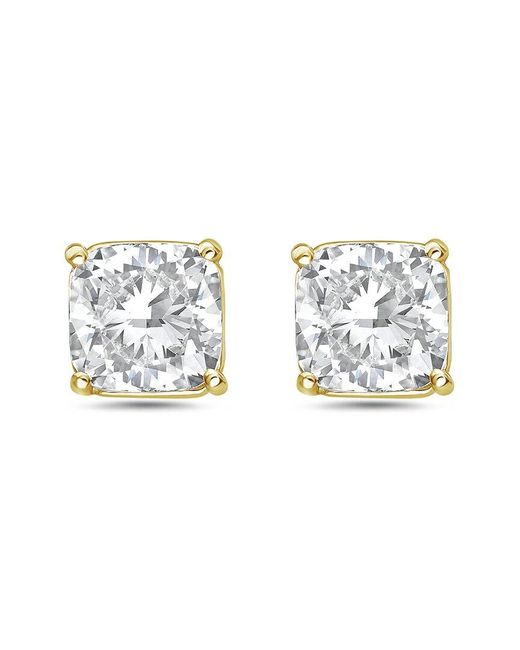 Diana M Metallic Diana M. 14K 15.00 Ct. Tw. Lab-Grown Diamond Stud Earrings