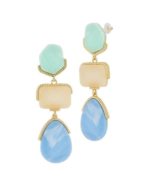 Sphera Milano Blue Plated Earrings