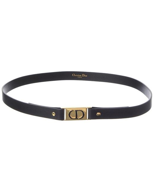 Dior Blue 30 Montaigne Leather Belt