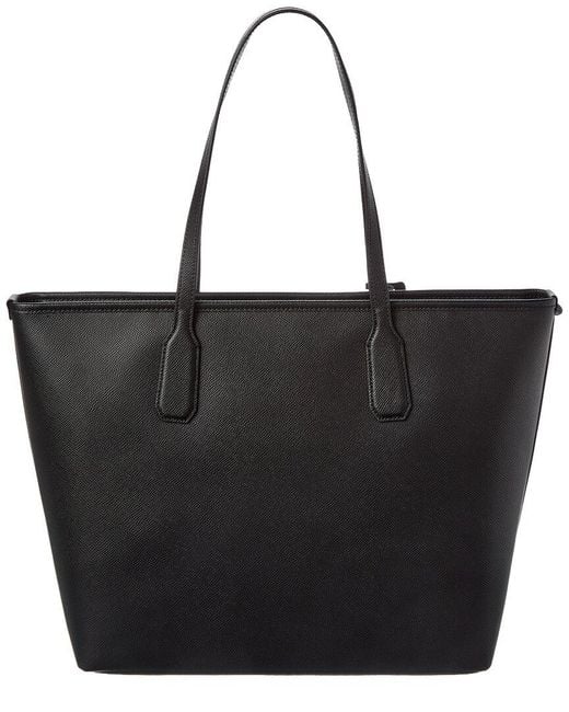 Furla Black Classic Leather Tote