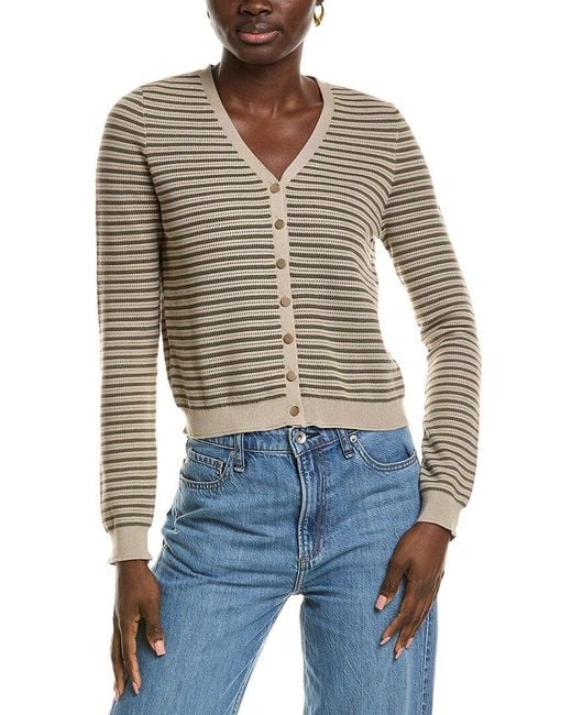 Rag & Bone Blue Zane Stripe Cardigan