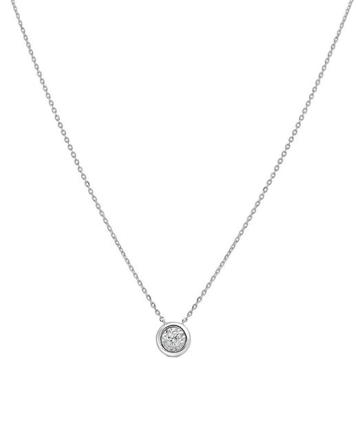 Sabrina Designs Metallic 14K 0.08 Ct. Tw. Diamond Necklace