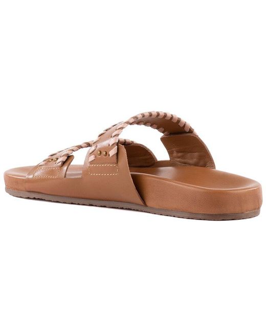 Seychelles Brown Catch A Wave Leather Sandal