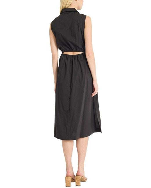 Luxely Black Midi Dress