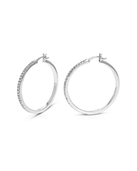 Amairah White 0.50 Ct. Tw. Lab-Grown Diamond Hoops