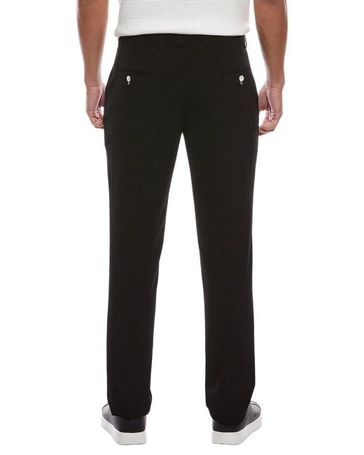 Scotch & Soda Black Seersucker Pant for men