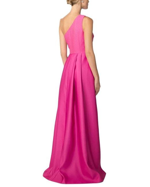 SAU LEE Pink Joslin Gown