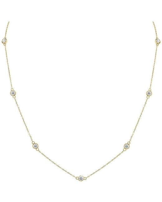 Diamond Select Cuts Natural 14K 1.50 Ct. Tw. Diamond Necklace